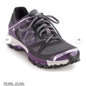 Pearl Izumi Women's X-Alp Seek V Bike Shoes - Gray and Purple